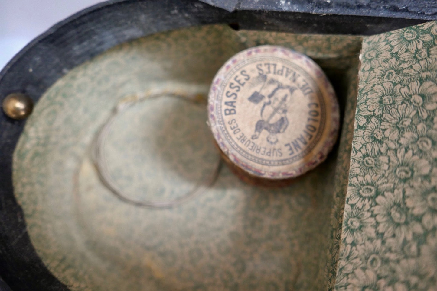 Alte Stradivarius Kopie Geige im Holzkasten mit Bogen & Zubehör Konvolut