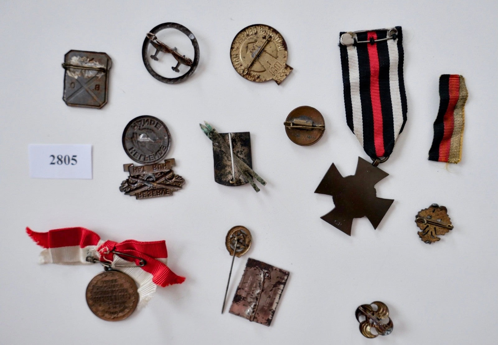 Militaria Konvolut Orden Abzeichen Ehrenkreuz 1.Weltkrieg Freikorps Flieger