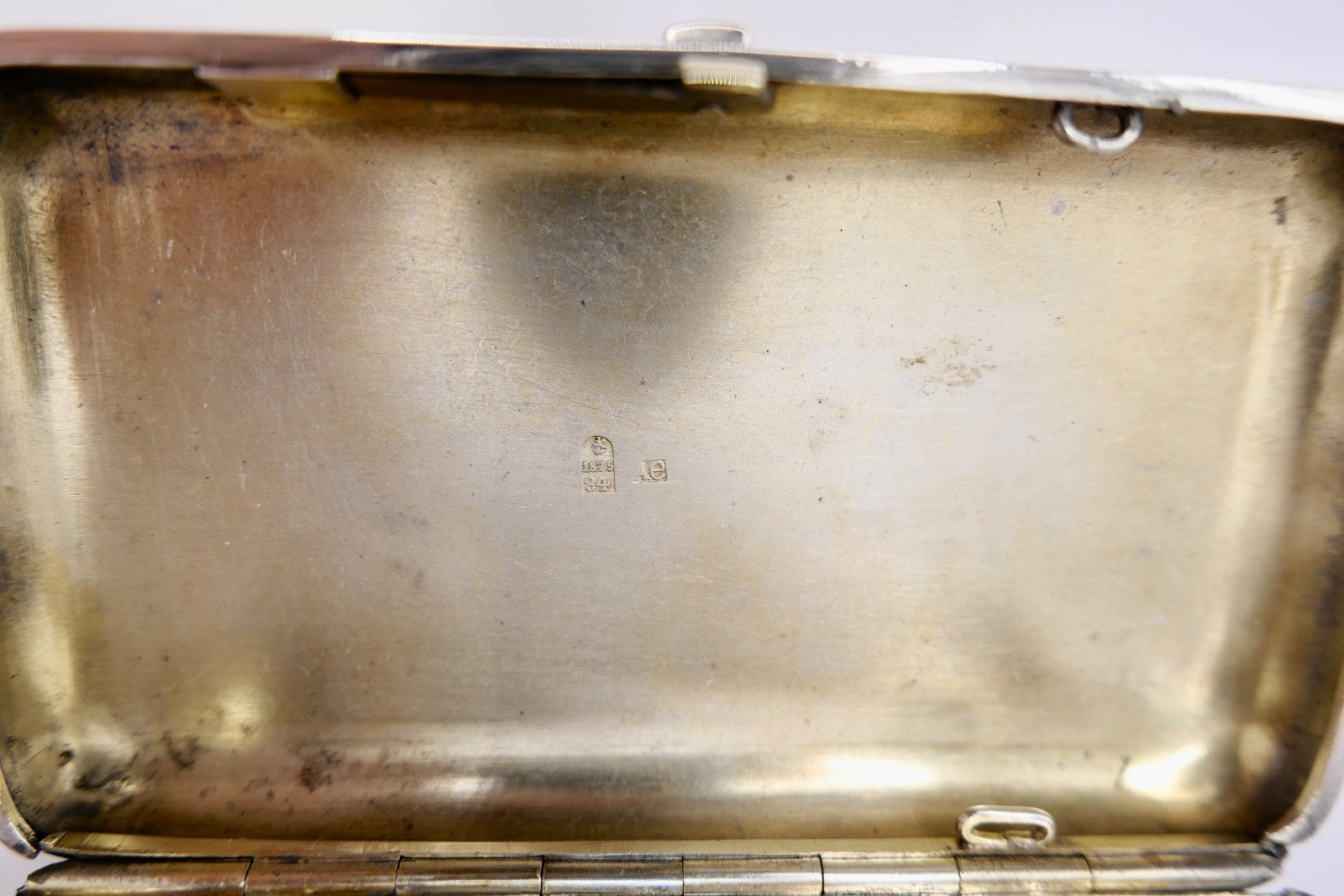 Zigarettenetui Niello 875 Silber Russland 1875 Ivan Yefimovich Konstantinov 84