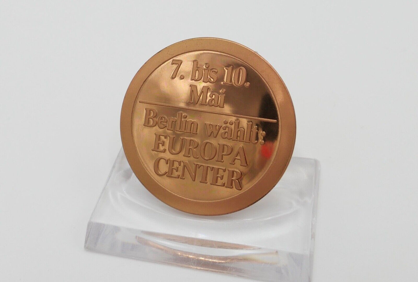 Berlin wählt EUROPA CENTER Medaille mit Etui Kreissparkasse Heilbronn