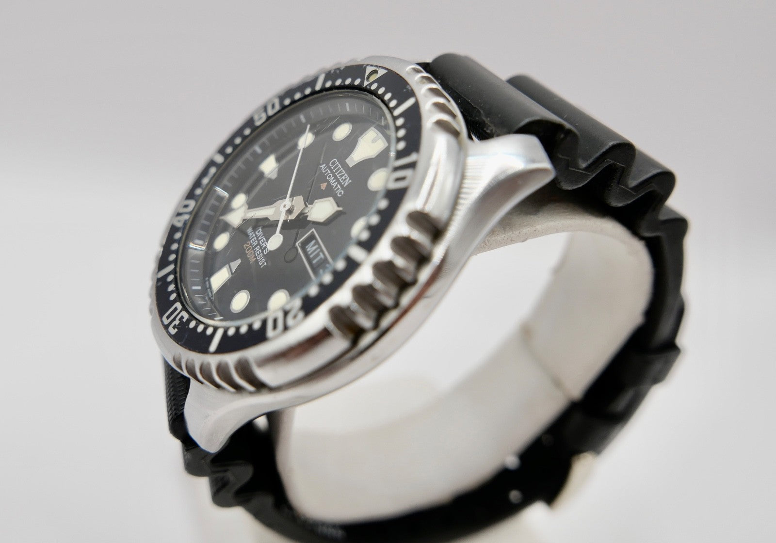 Citizen Promaster 200M Automatic 8203-824393 Taucheruhr deutsch Gummiband NEU