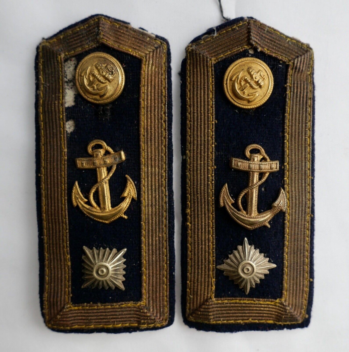 Paar Schulterklappen Schulterstücke Kriegsmarine BOOTSMANN WW2 WK2 - Antikhandel-Stuttgart