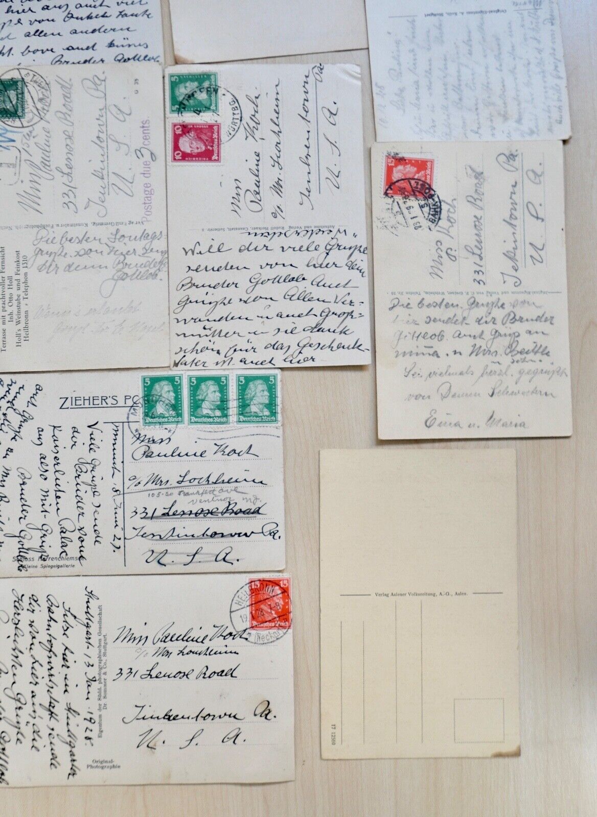 antike Ansichtskarten Postkarten Briefmarken STÄDTE LANDSCHAFTEN deutsches Reich