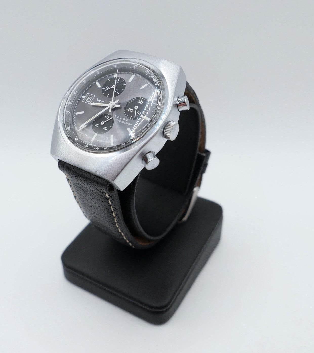 GHC Automatic Chronograph Vintage Herrenarmbanduhr Valjoux 1369 TDB-K 1369