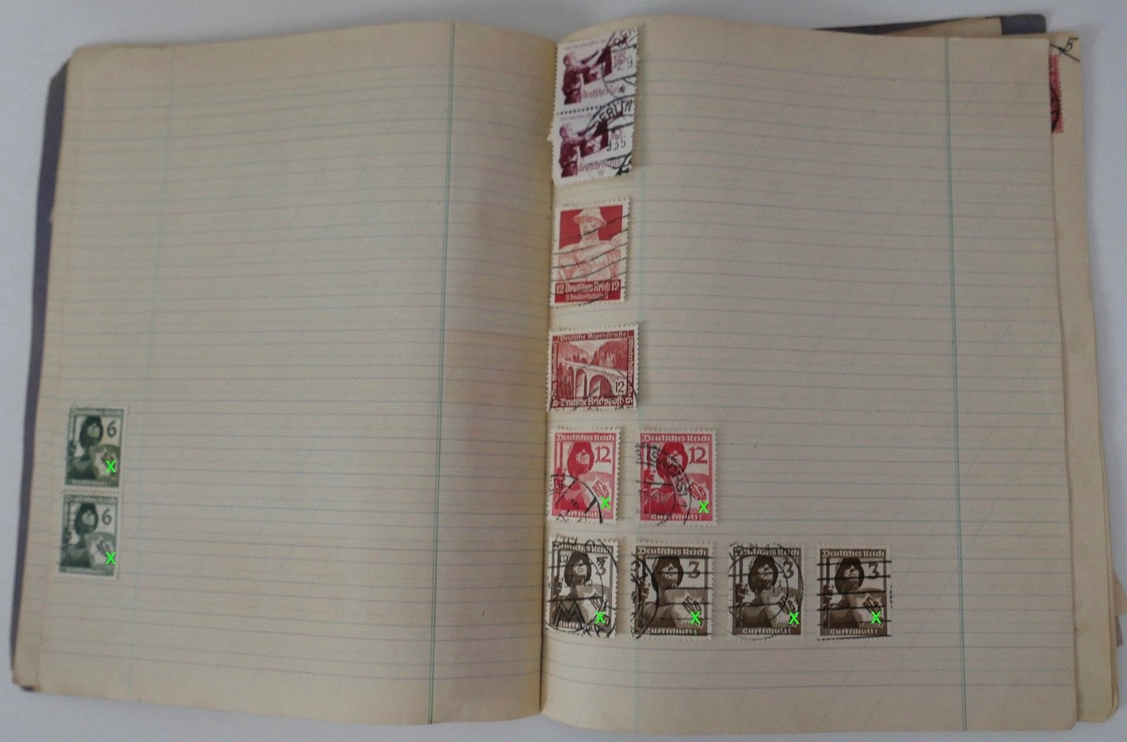 Großes Briefmarken-Konvolut Deutsches Reich Inflation 3. Reich Belege Einheiten