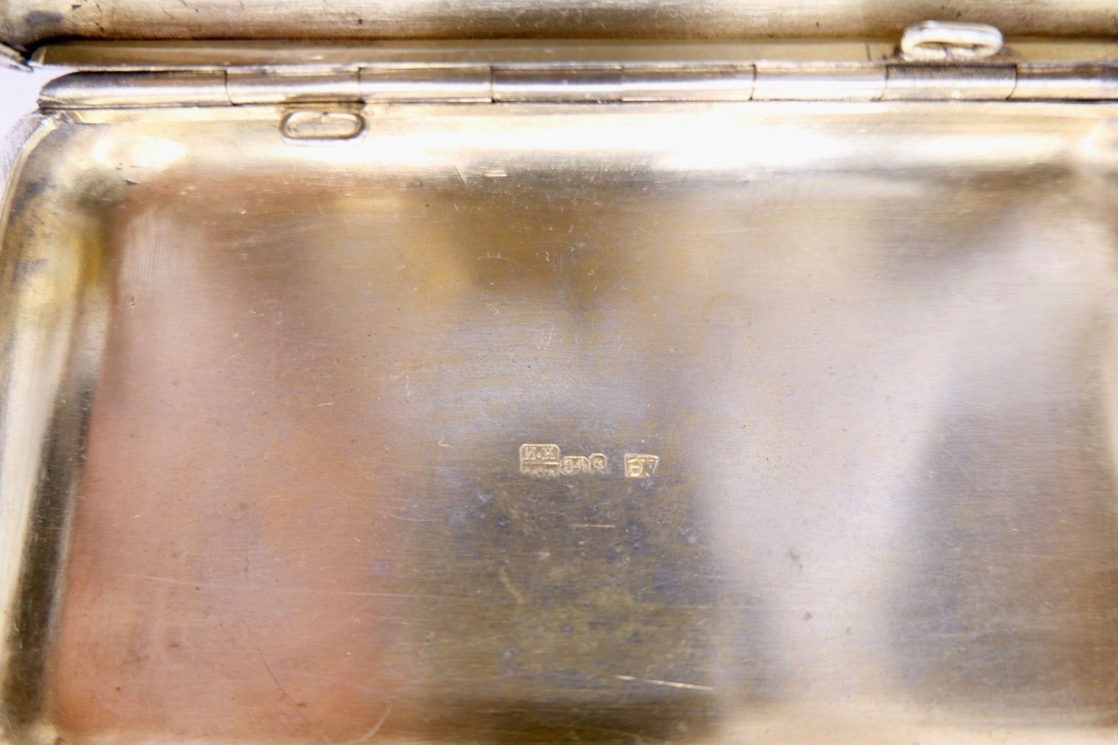 Zigarettenetui Niello 875 Silber Russland 1875 Ivan Yefimovich Konstantinov 84