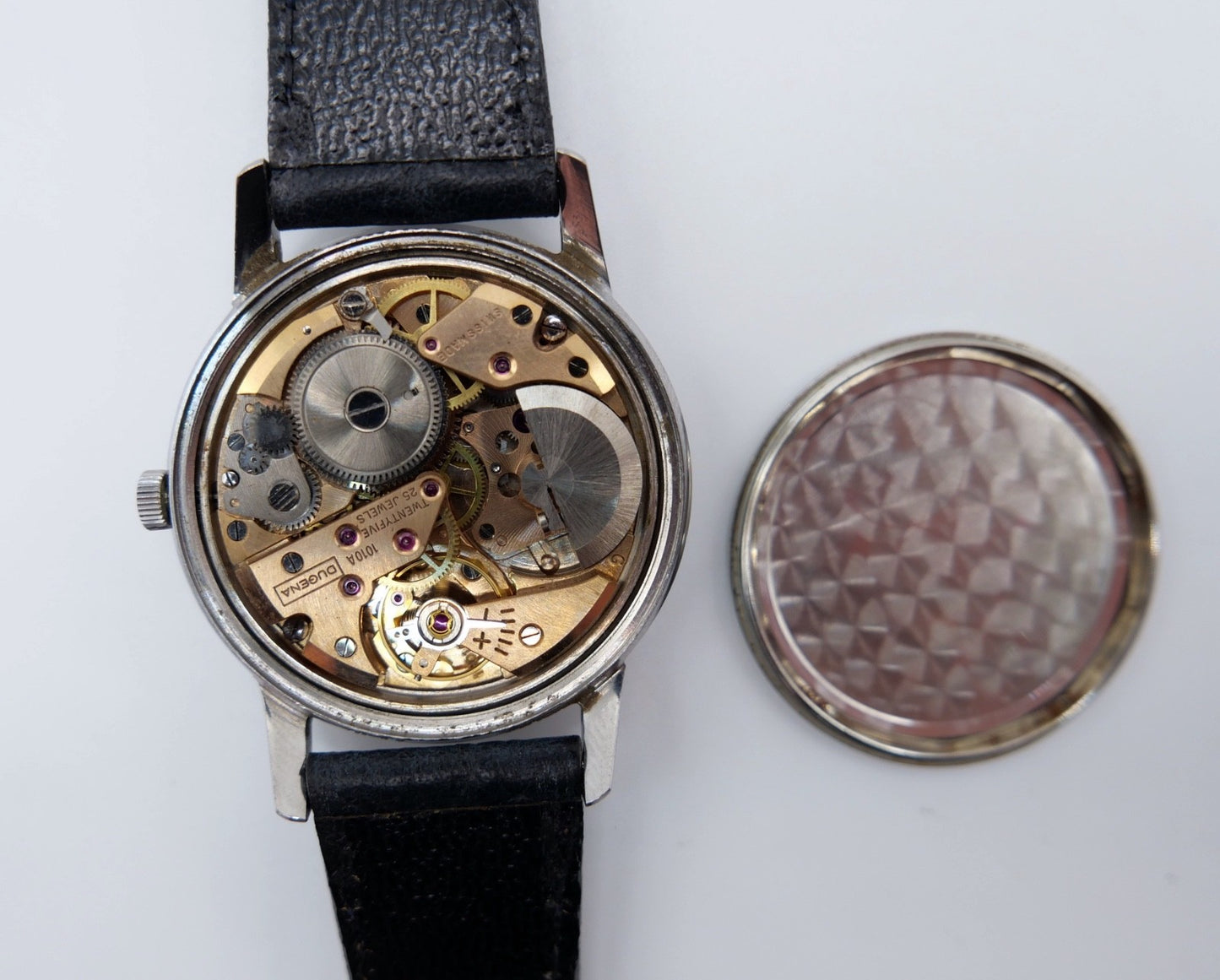 Dugena Super Automatik Vintage Herrenarmbanduhr Kal. 1010A Datum