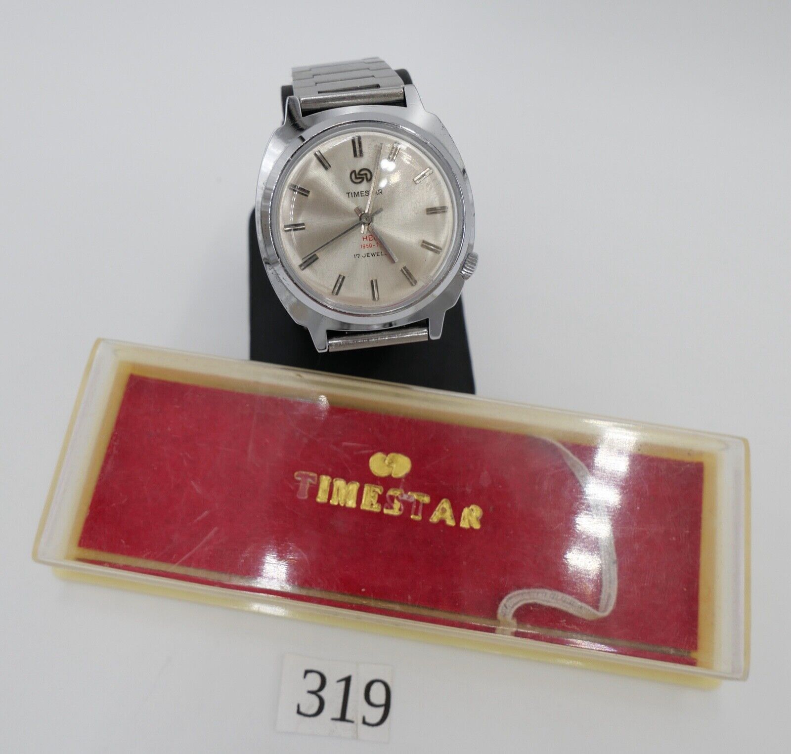 TIMESTAR HBB 1950-75 Herrenuhr Handaufzug IFTI Jubiläumsuhr E001