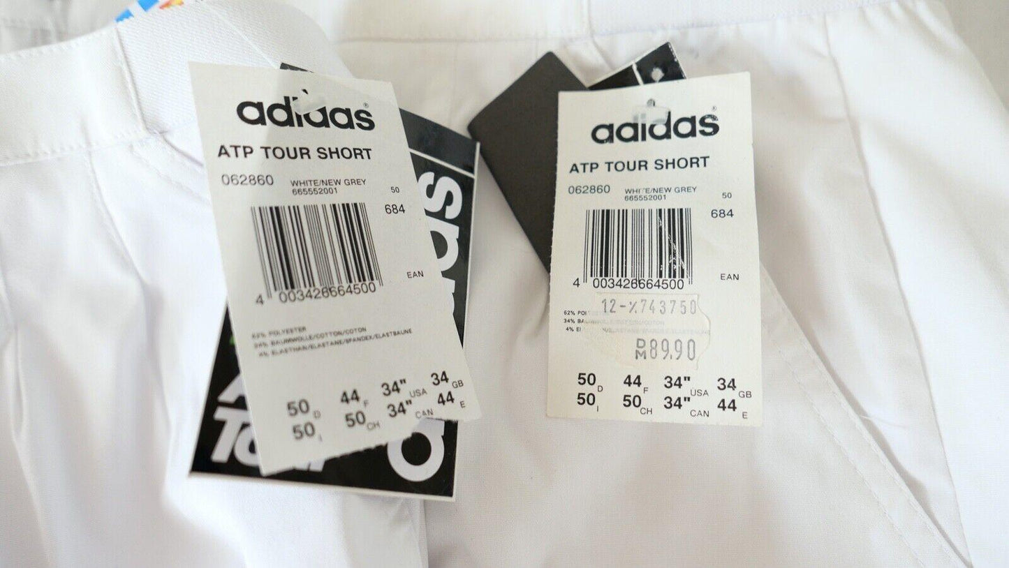 2x Vintage Adidas ATP TOUR Tennis Hose Short Shorts Damen 1980-1990er Jahre NEU - Antikhandel-Stuttgart