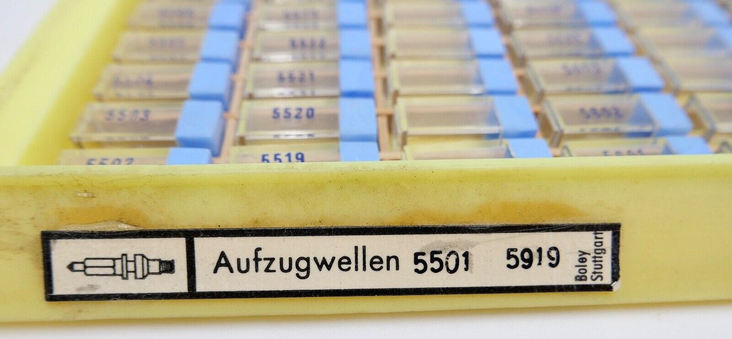 Konvolut AUFZUGSWELLE  / AUFZUGSWELLEN 5501 - 5919  NEU BOLEY ( NOS )