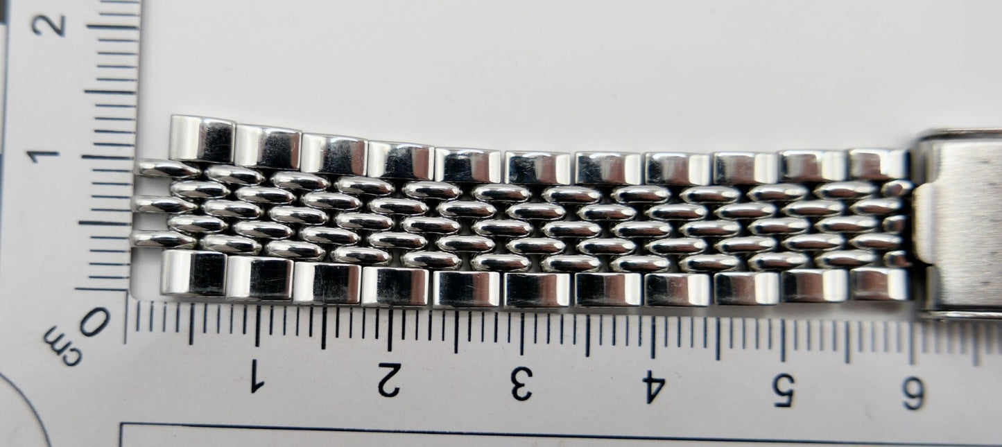 ORIS Edelstahlband Uhrenband Faltschließe 14 mm sehr guter Zustand 81439/51