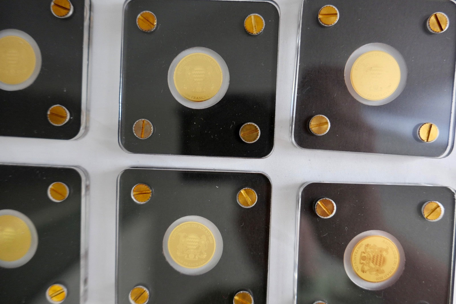 8 x Goldmünzen 3000 Francs 1/500 oz 2020 Subpolare Zone Eisbär