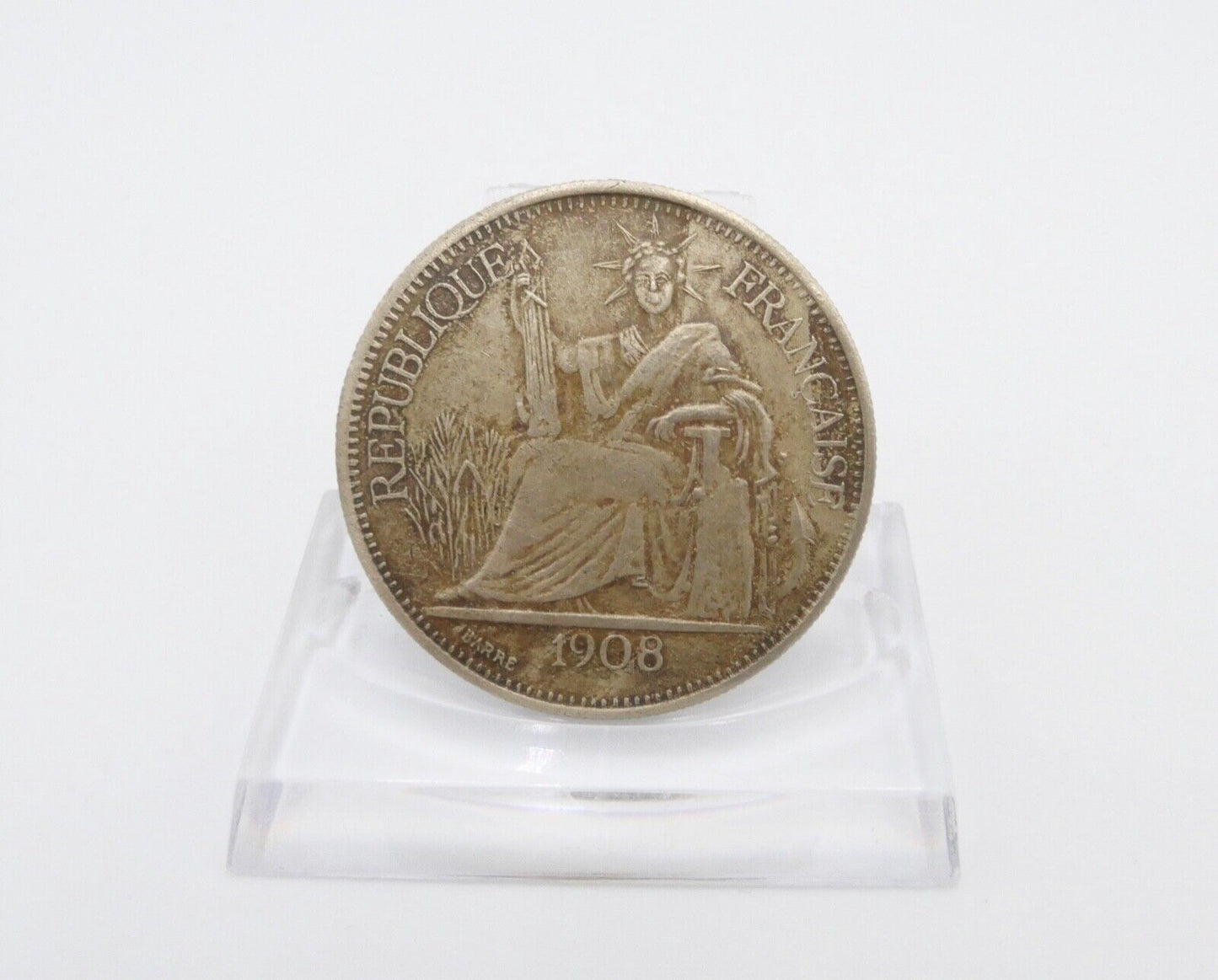 1908 Französische Medaille 0,900 Silber 27 Gr Indo Chine