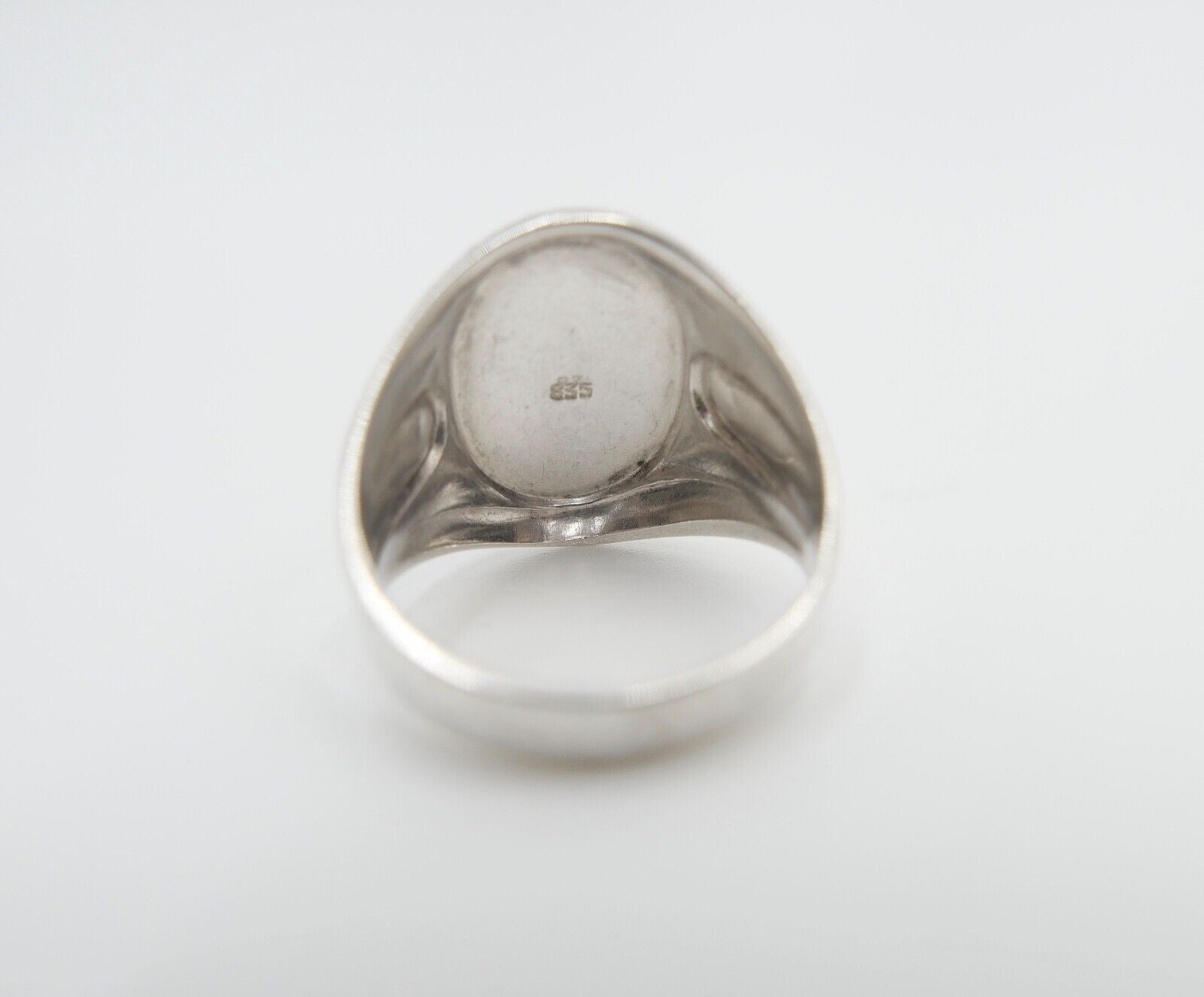 ART DECO Siegelring Monogramm KR Herrenring Ring 835 Silber Gr. 63