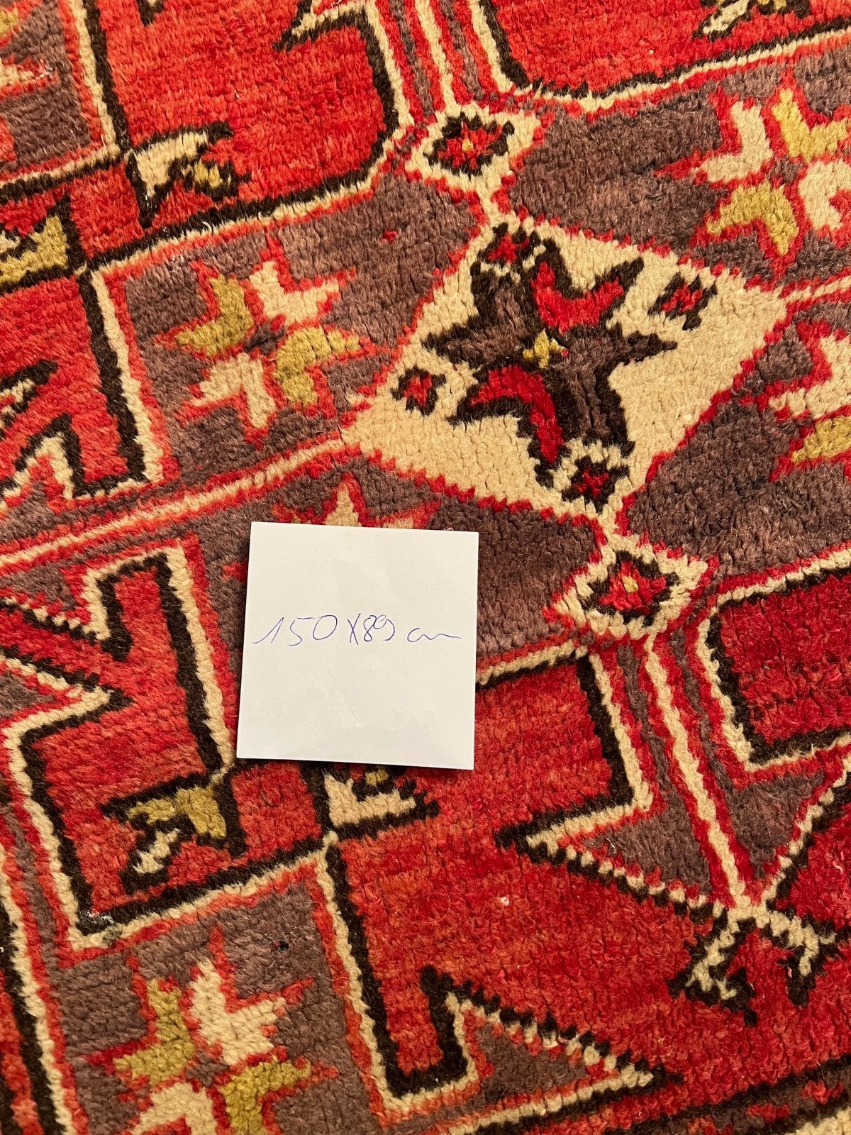 Nomaden alter Orientteppich Perserteppich old carpet 150x89 cm