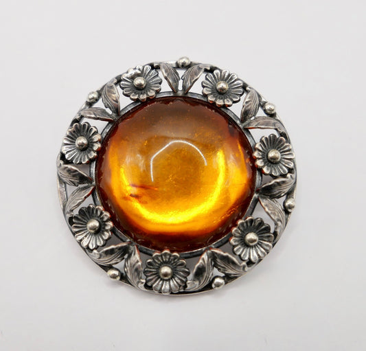 Brosche N.E. From Dänemark 925 Sterling Bernstein  Erik Nils From 42 mm