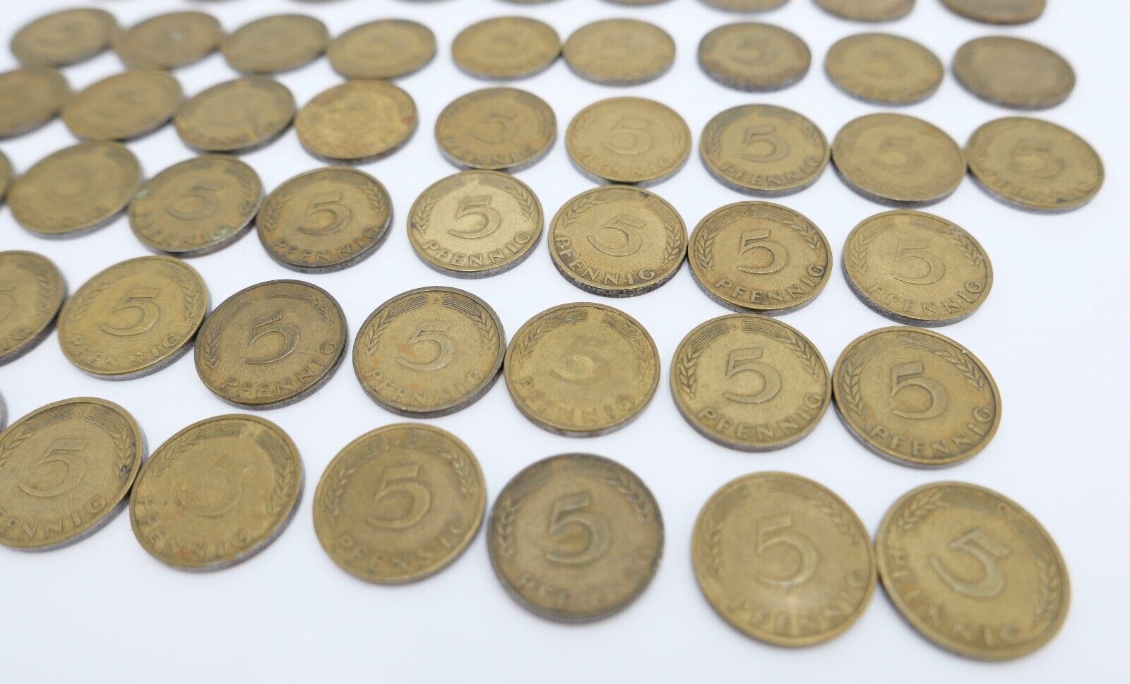 51x 5 Pfennig 1949 D F G J Jäger J. 377 s-vz