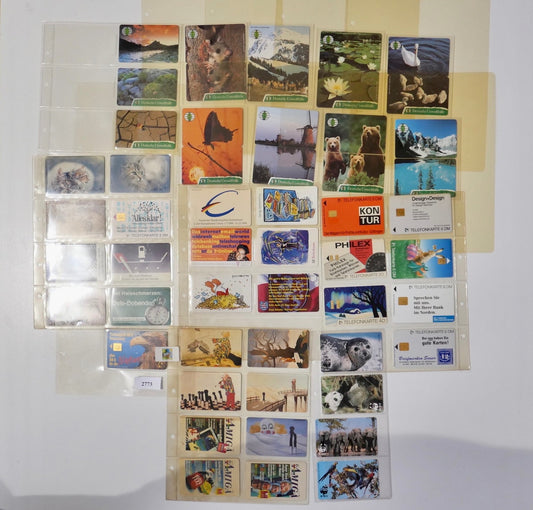 46 Stück Konvolut Deutsche Telefonkarten Sammlung Umwelthilfe WWF Amiga Selten