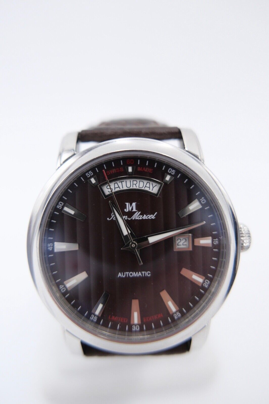 Jean Marcel Clarus 160.252 Braun ETA 2834-2 Automatic limitiert 158/300 Ø 43mm