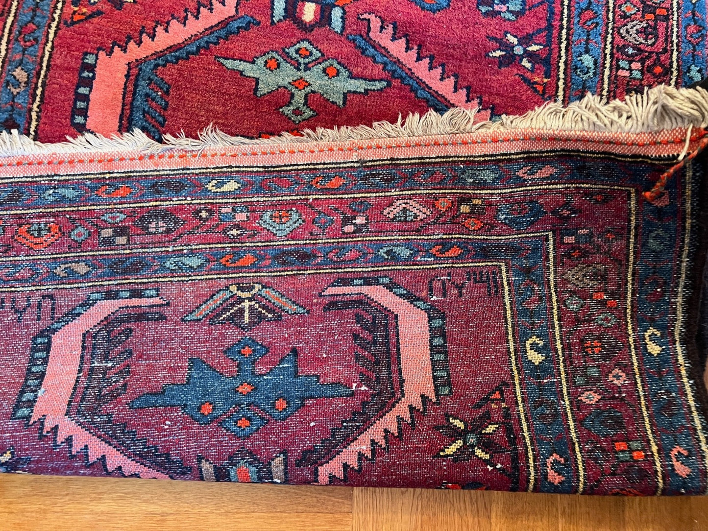 Nomaden Läufer alter Orientteppich Perserteppich old carpet 410x107cm