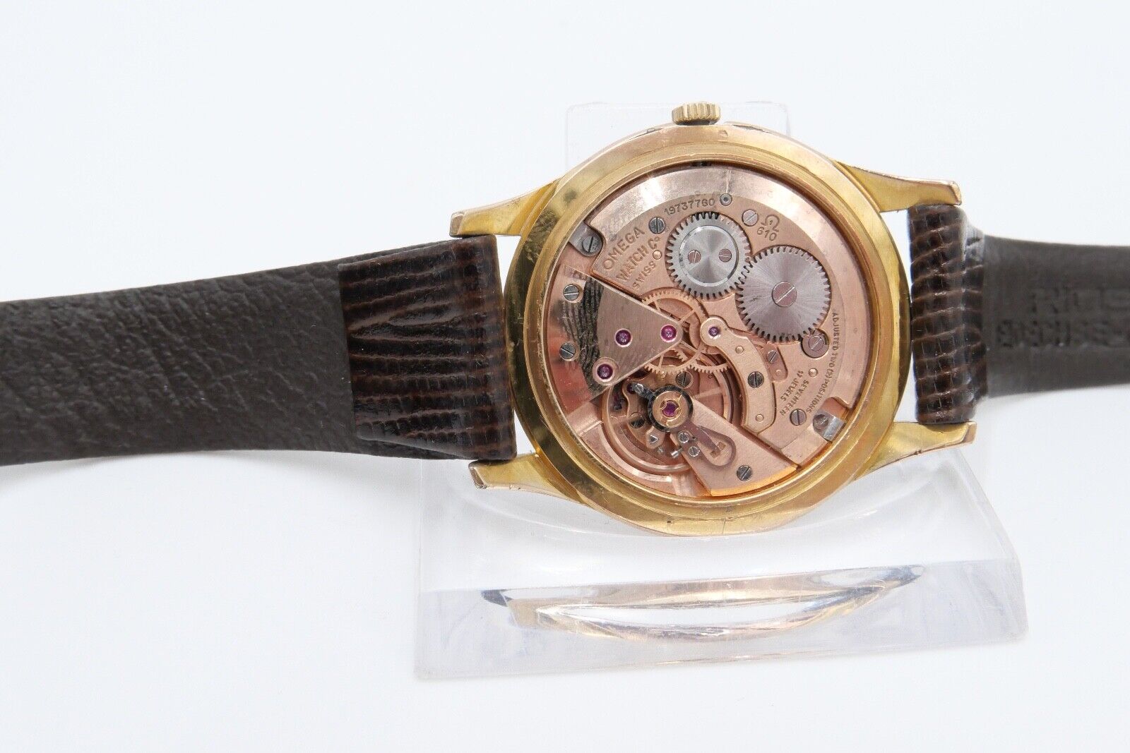 alte 60er Jahre OMEGA Cal. 610 Ref. BK 14794 vergoldet 20 G