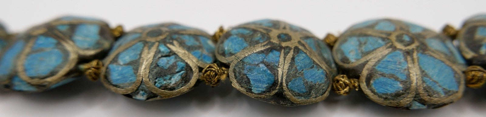 Antikes Armband Armschmuck 30er Jahre Tibet mit Türkise 20 cm