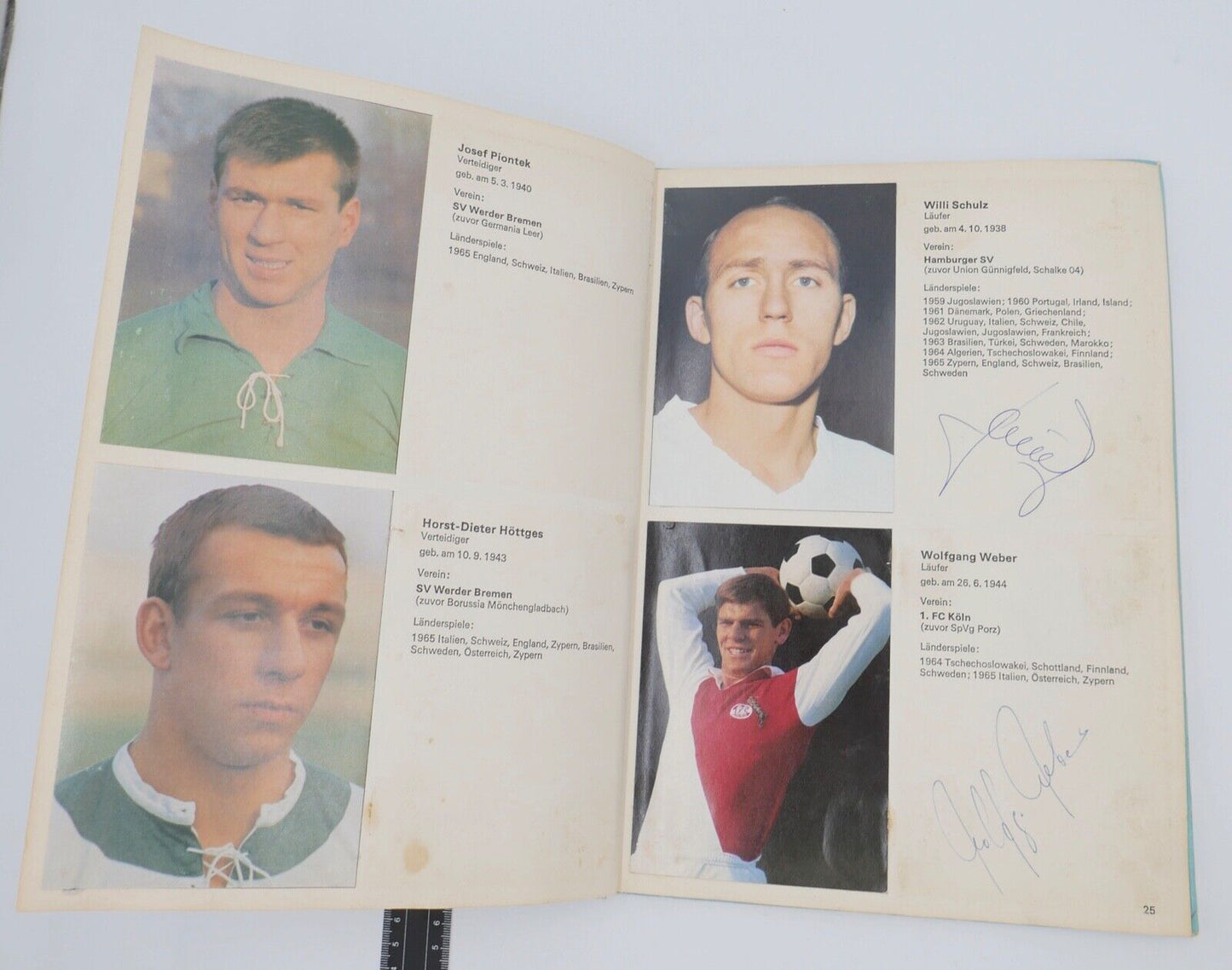 ARAL Fussball Album Komplett WM 1966 Autogramm BECKENBAUER NETZER OVERATH SEELER