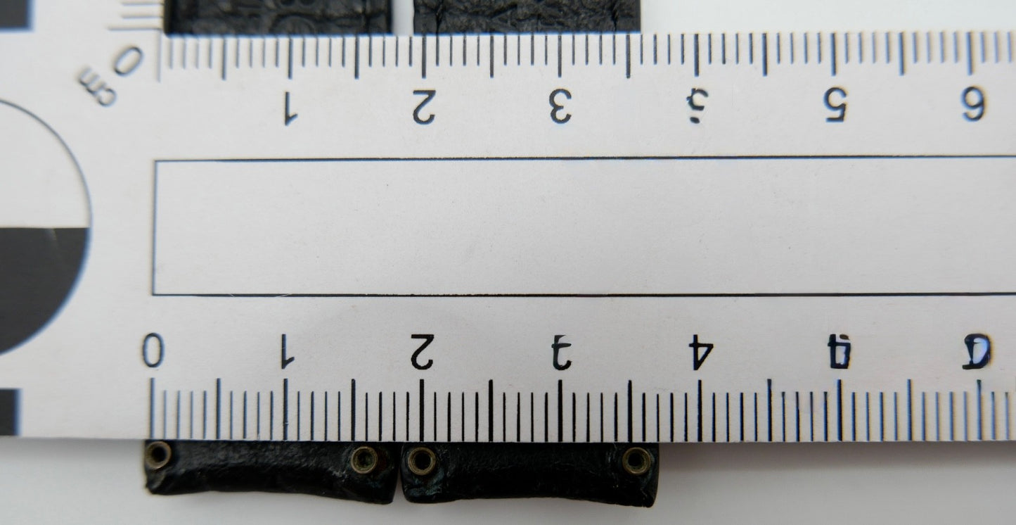 Original 1911 GM Ebel Lederband 19mm Dornschließe NEU