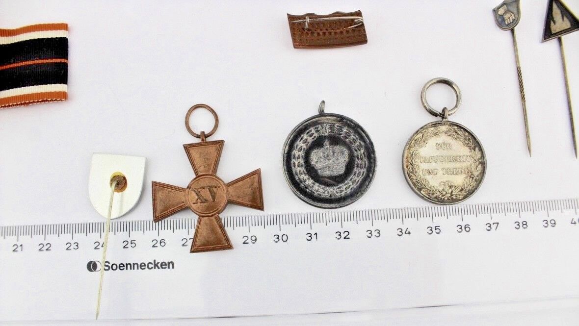 Orden Medaille Konvolut Nadel Frontkämpfer Württemberg WW1 WK1 BADGE MEDAL LOT