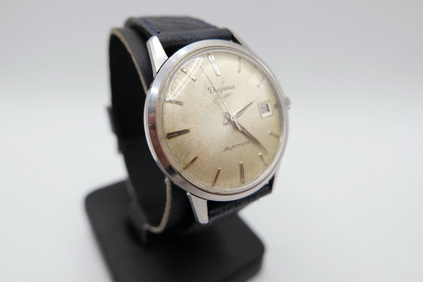 Dugena Super Automatik Vintage Herrenarmbanduhr Kal. 1010A Datum