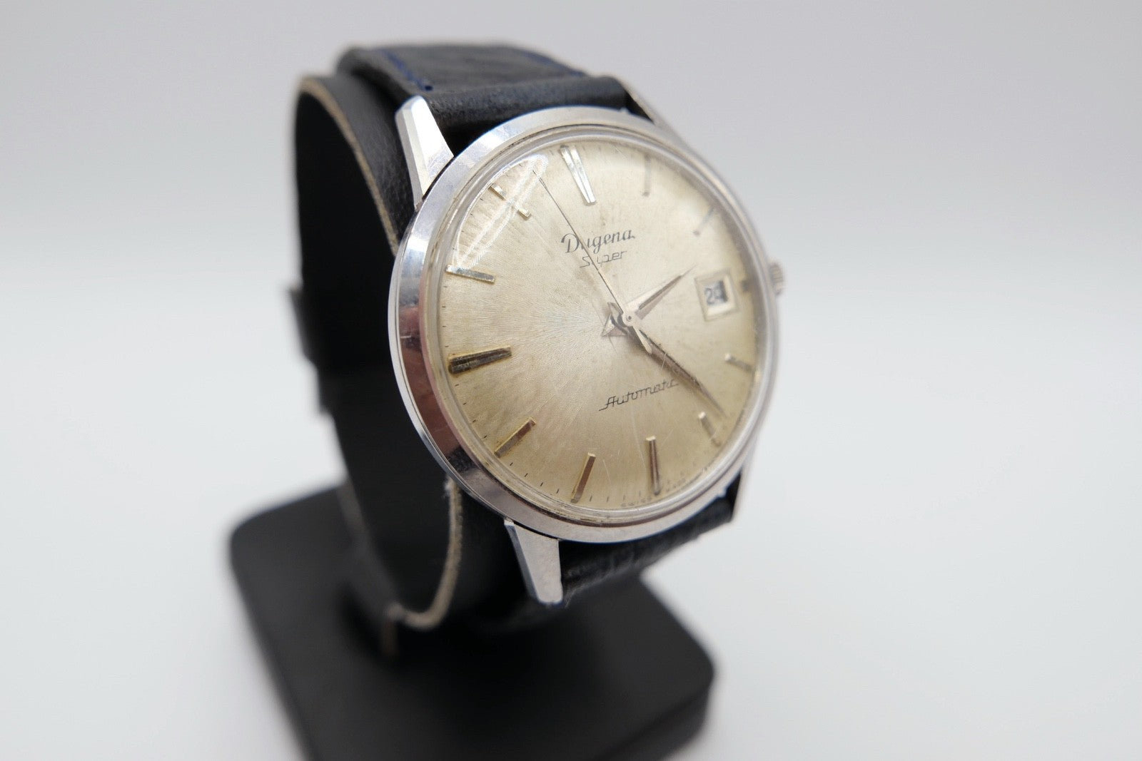 Dugena Super Automatik Vintage Herrenarmbanduhr Kal. 1010A Datum