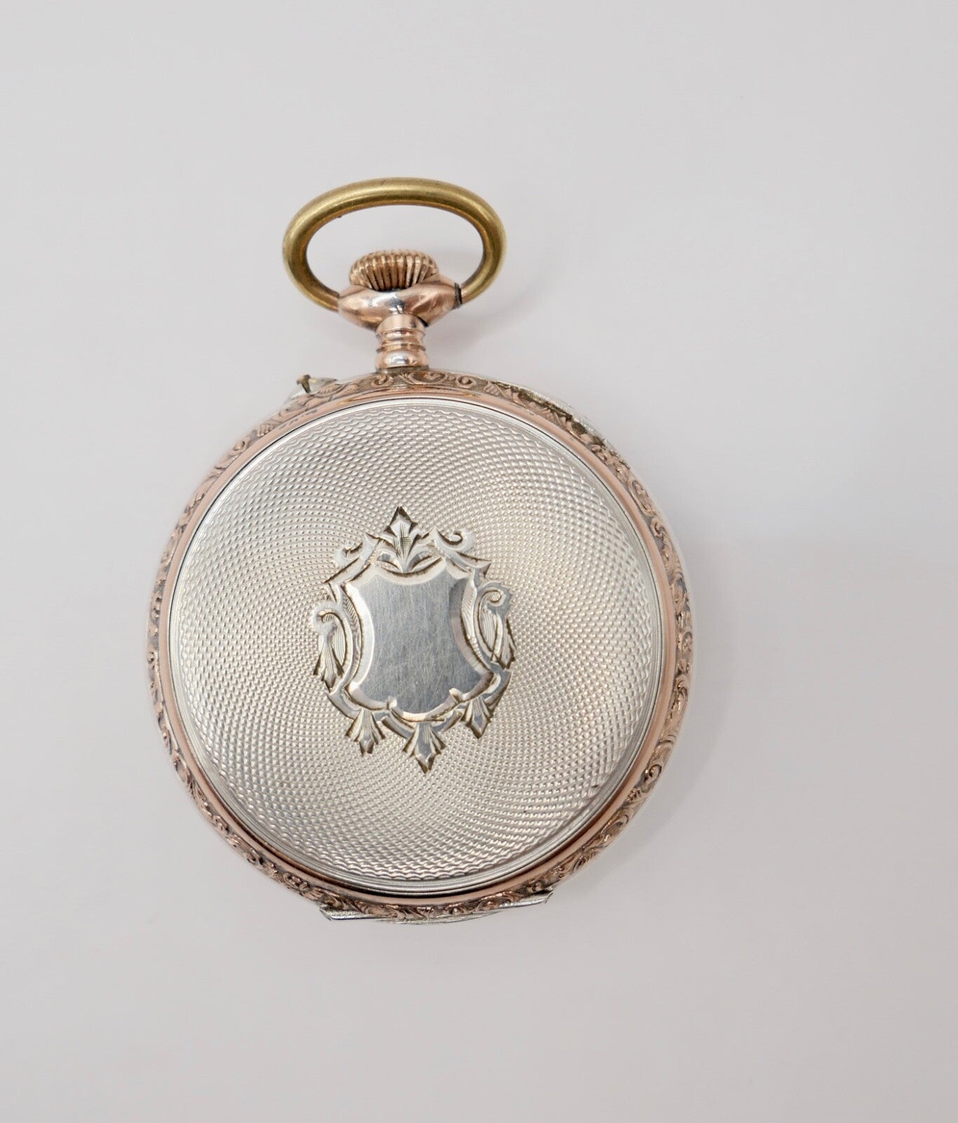 L.W.C. Open Face Taschenuhr 800 Silber Ø 46mm