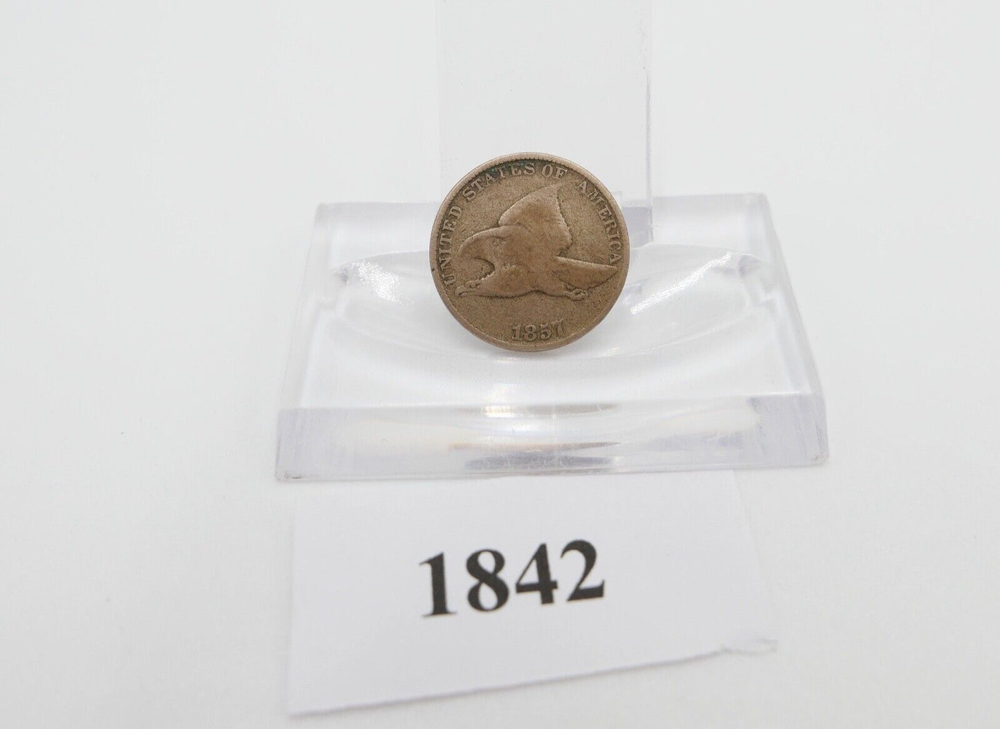 USA 1 Cent 1857 Flying Eagle Vereinigte Staaten ss-vz