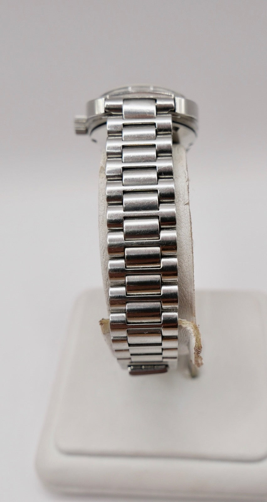 70er Eterna-Matic Damenuhr Automatic Orig Band blaues Zifferblatt 154T Cal 12671