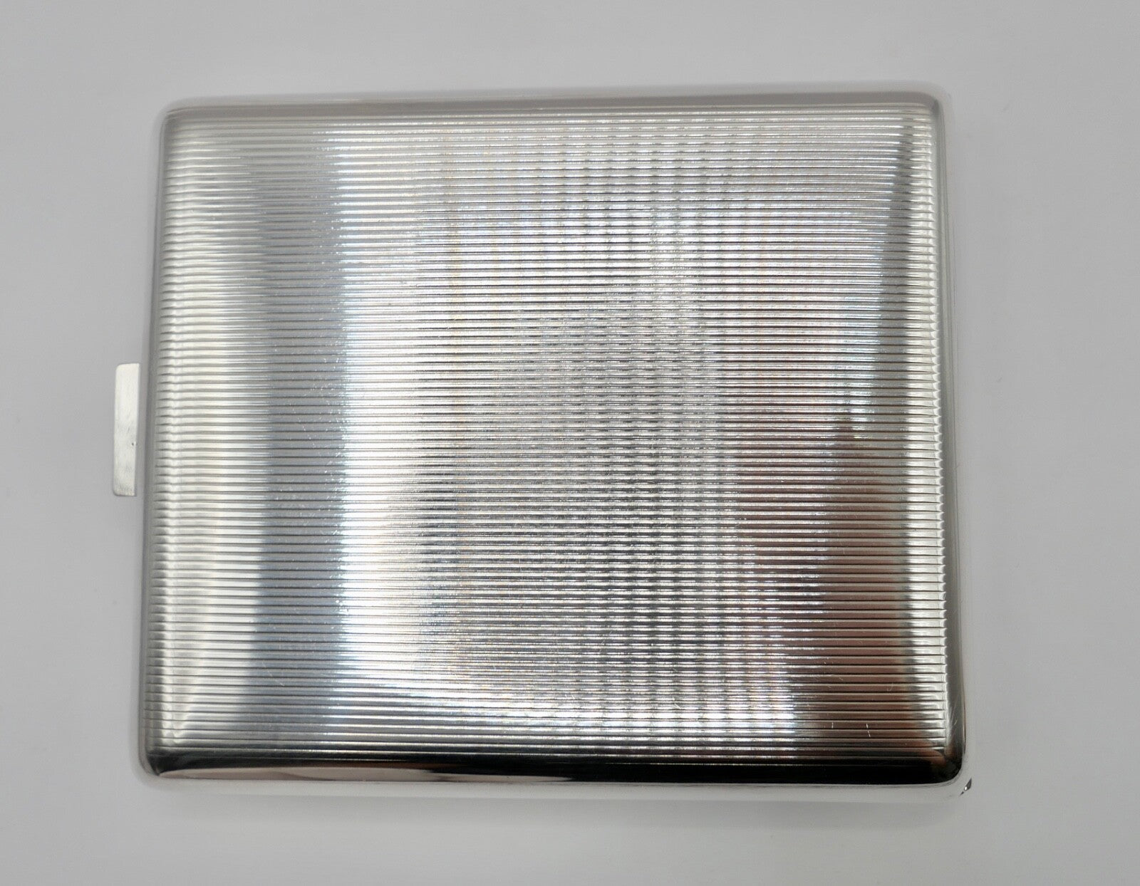 Altes Zigarettenetui 925 Silber Silberetui Gravur Monogramm Initialen M.H.