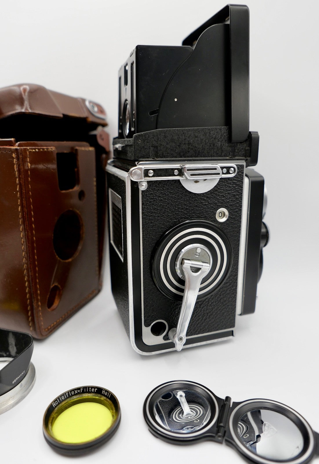 Franke & Heidecke Rolleiflex Rollei Werke Modell 3,5C mit Zubehör Carl Zeiss