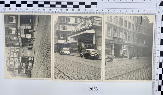 3x Foto PALI Palast Lichtspiele Herrenstraße Karlsruhe aus 1938