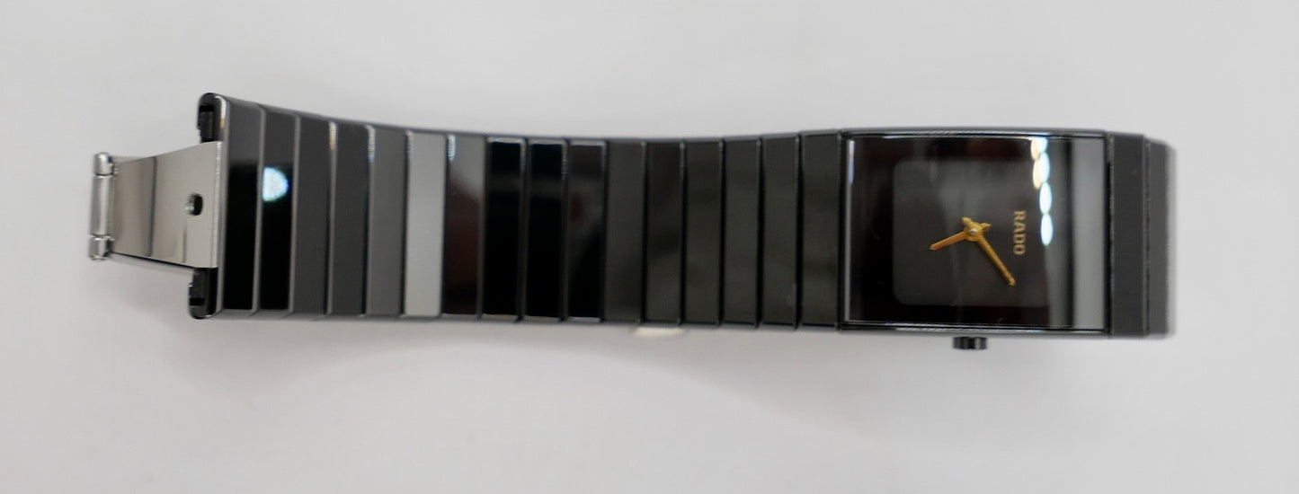 90er Jahre RADO DIASTAR Damenuhr Quarz High-Tech Ceramic 153.0349.3 NEUwertig