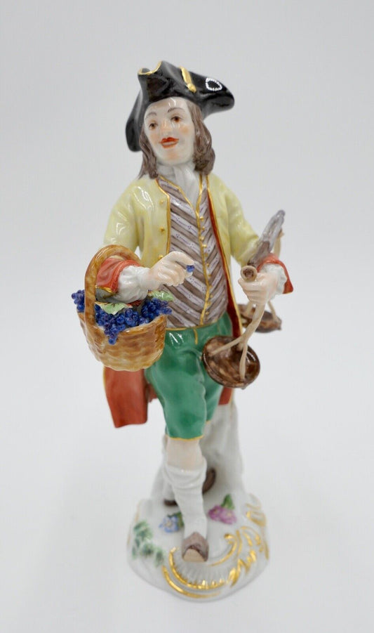 Meissen Figur 1. Wahl 14,5 cm Traubenhändler Pariser Ausrufer TOP 2173 60226