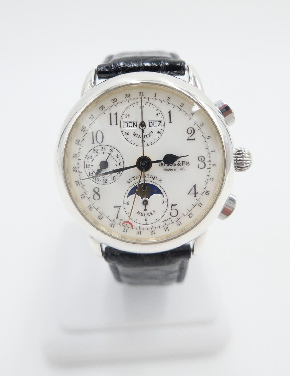 Philippe DuBois & Fils Chronograph 1910 Musee Edition 38 925 Silber Cal. ETA7751