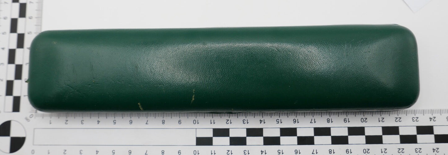 Vintage 60er 70er Jahre Original ZENITH Box Etui Uhrenetui in Grün