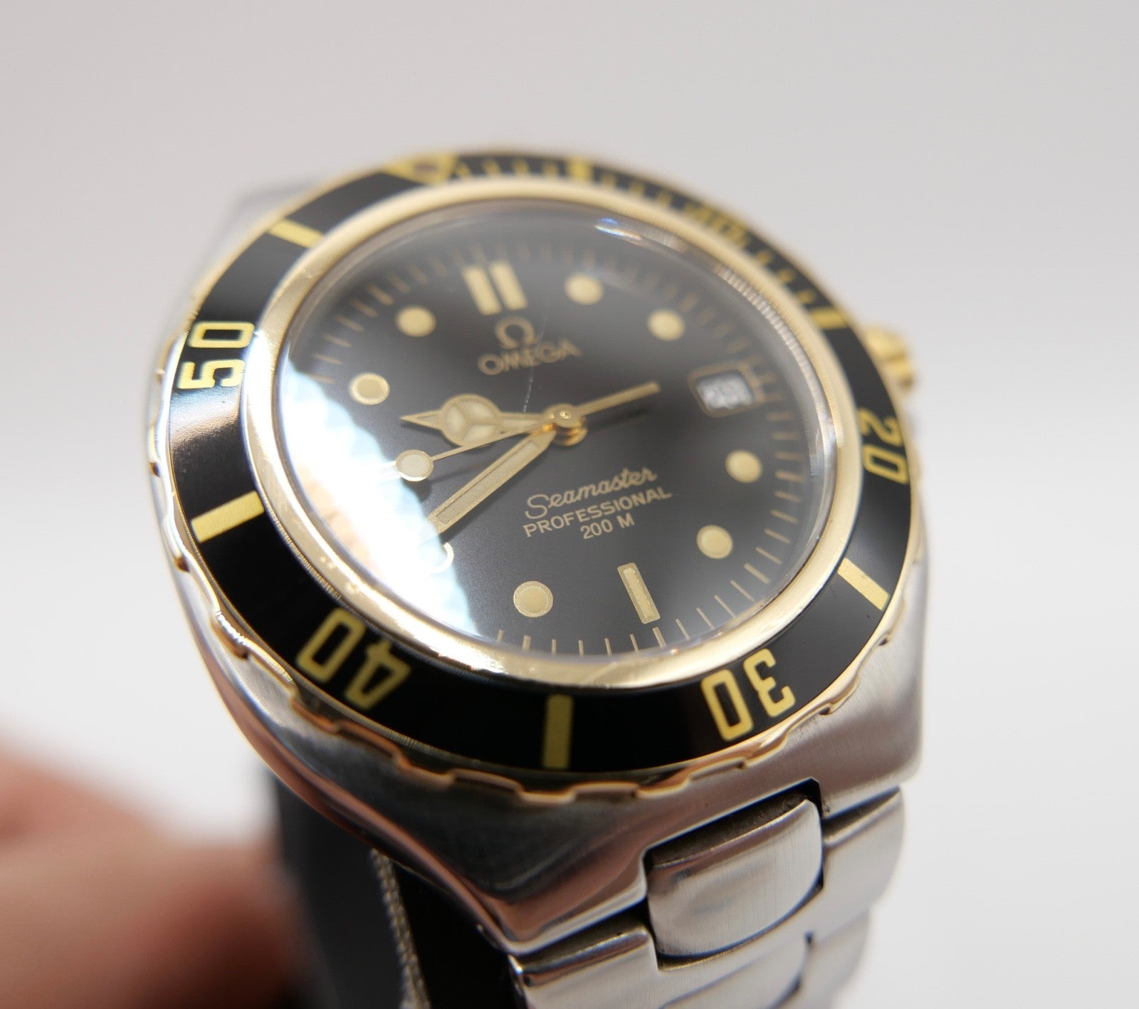 Omega 396.1042 Seamaster Professional 200m Pre-Bond Vintage Stahl Gold Cal 1438