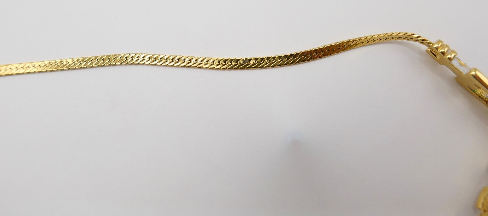 Swarovski Designer Damen Collier / Kette 18K vergoldet  43cm mit Strasssteinen