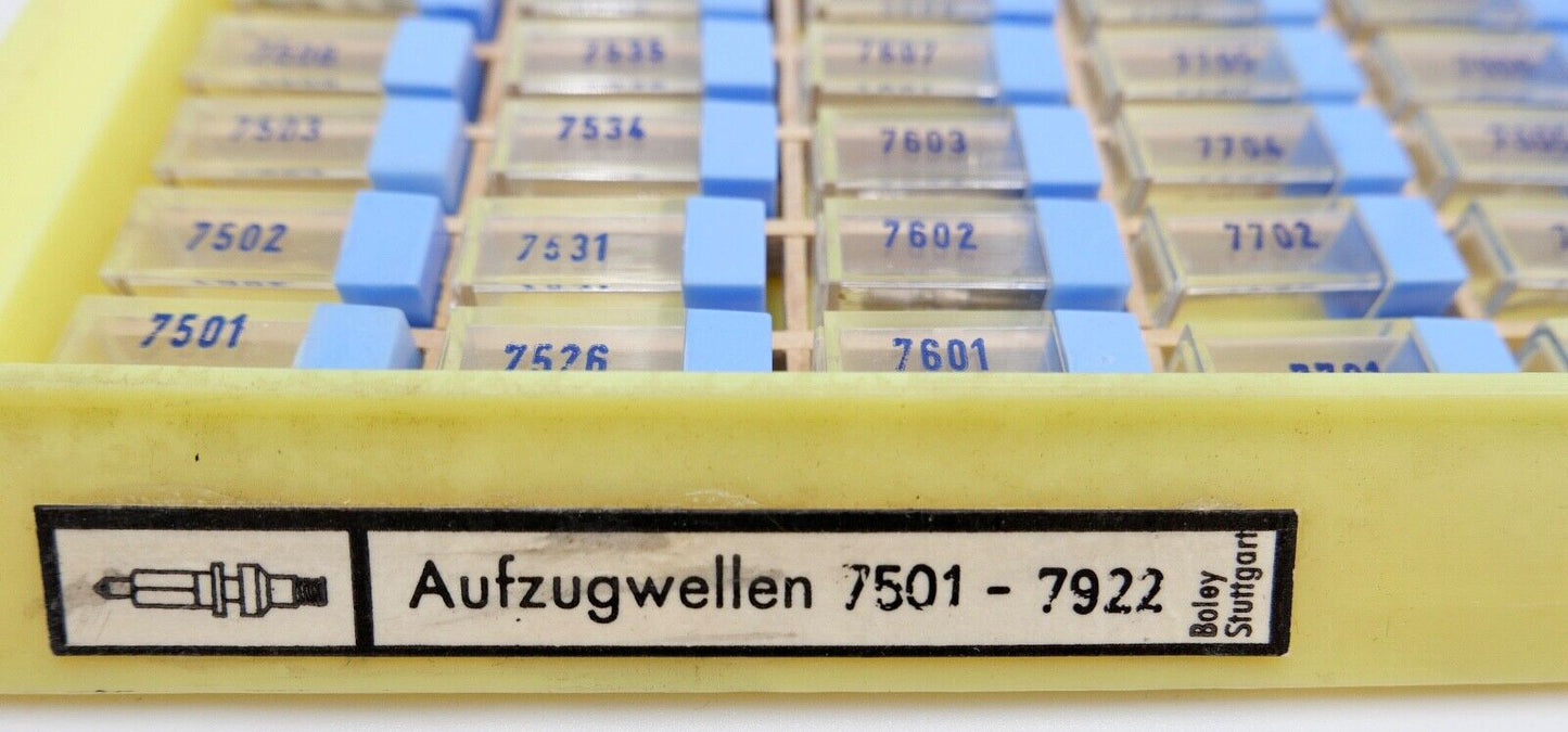 Konvolut AUFZUGSWELLE  / AUFZUGSWELLEN 7501 - 7922 NEU BOLEY ( NOS )