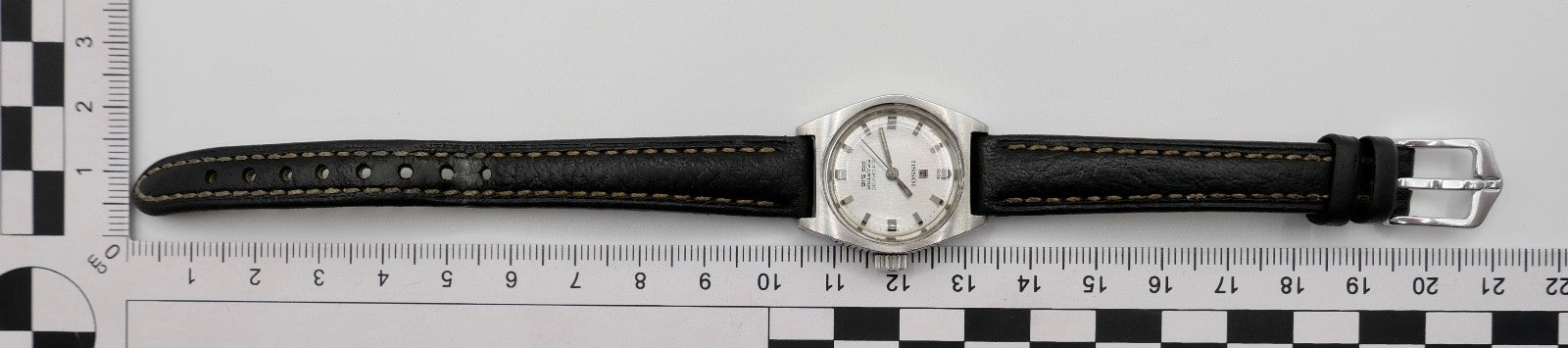 60er TISSOT SEASTAR PR 516 Damenuhr Automatik Cal. 743 Lederarmband 24 mm
