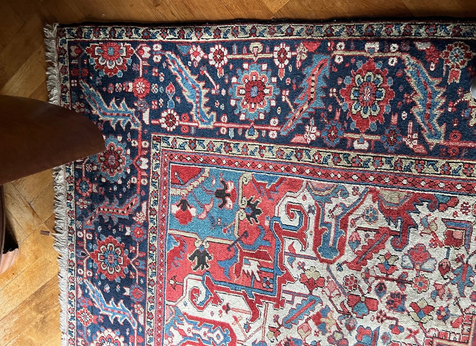 Herz Heris alter Orientteppich Perserteppich old carpet 420x303 cm
