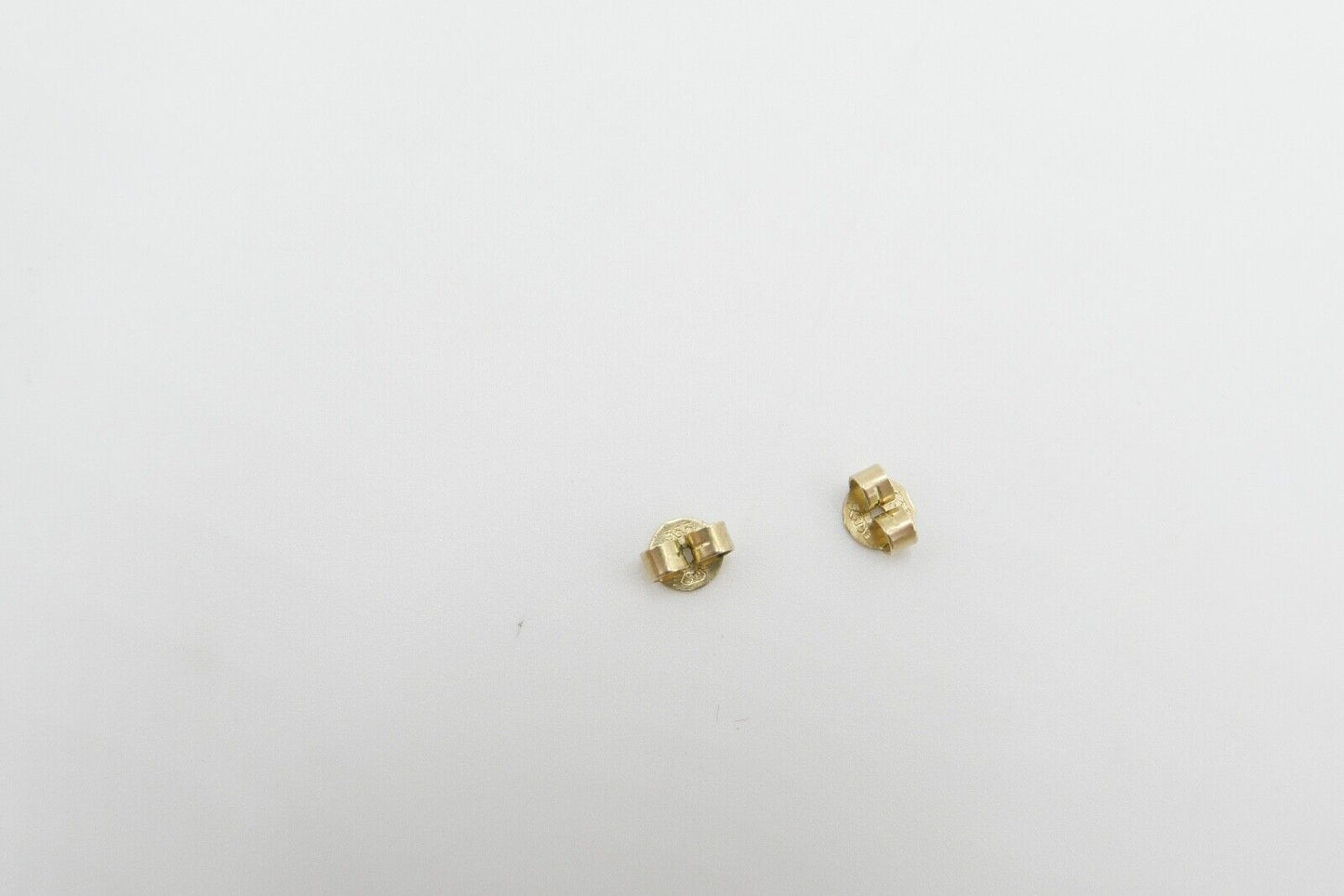 80er Jahre Gelbgold Akoya Perlen Ohrringe Ohrstecker 333 / 8K Perle Ø 6,6 mm