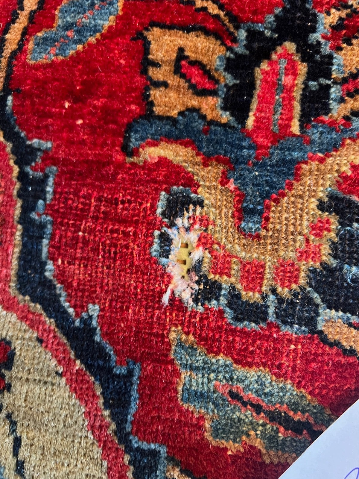 Großer Kashan alter Orientteppich Perserteppich old carpet 382x270 cm