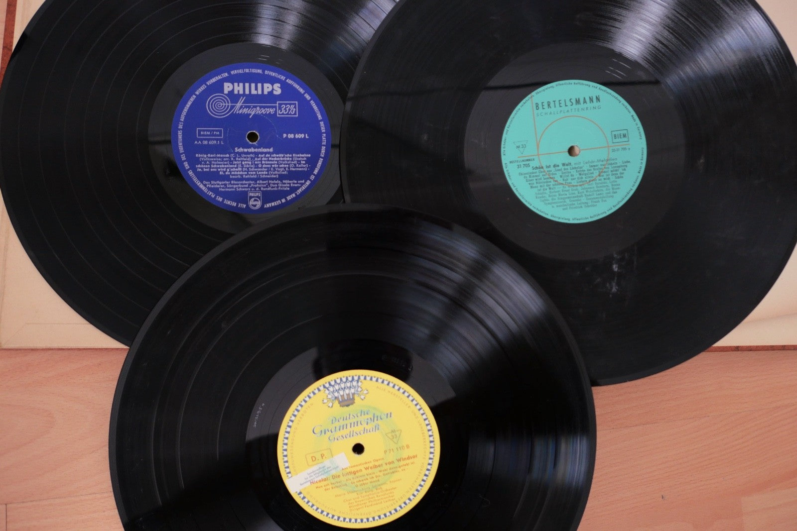 Konvolut 31 Schellackplatten Klassik Oper Operette Tanzmusik Deutsche 30cm 12"