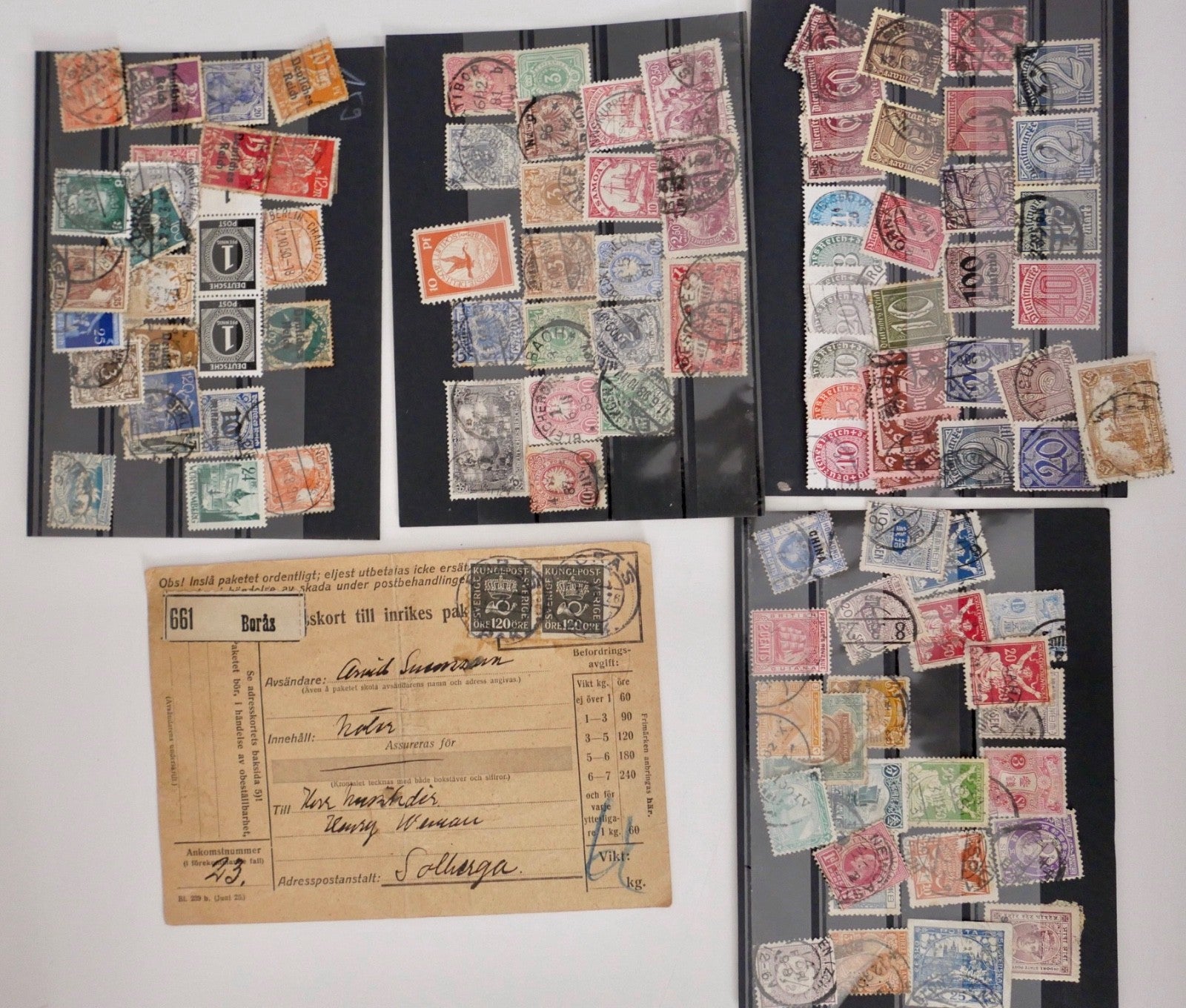 Großes Briefmarken-Konvolut Deutsches Reich Inflation 3. Reich Belege Einheiten